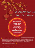 Selamat Tahun Baharu Cina - Pengambilan Kalori